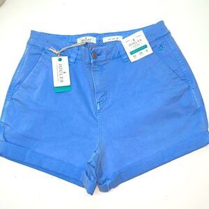 🔥JOULES CHINO SHORT SUPER STRETCH SZ 6 blue women’s New